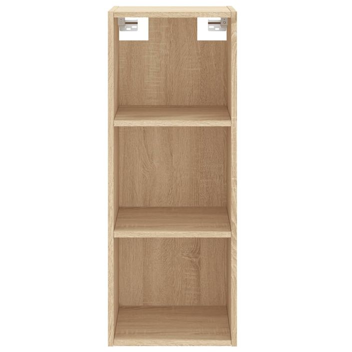 Buffet haut Chêne sonoma 34,5x32,5x180 cm Bois d'ingénierie - Photo n°7