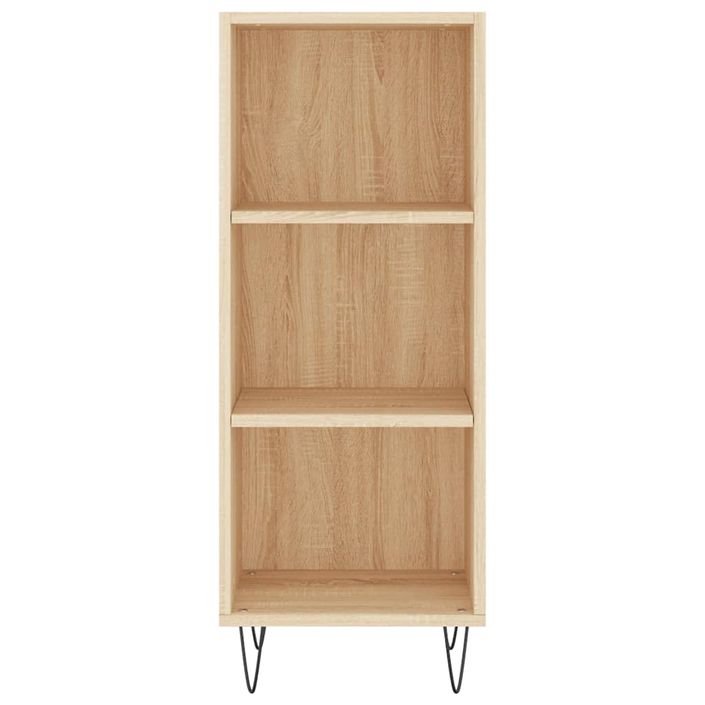 Buffet haut Chêne sonoma 34,5x32,5x180 cm Bois d'ingénierie - Photo n°5