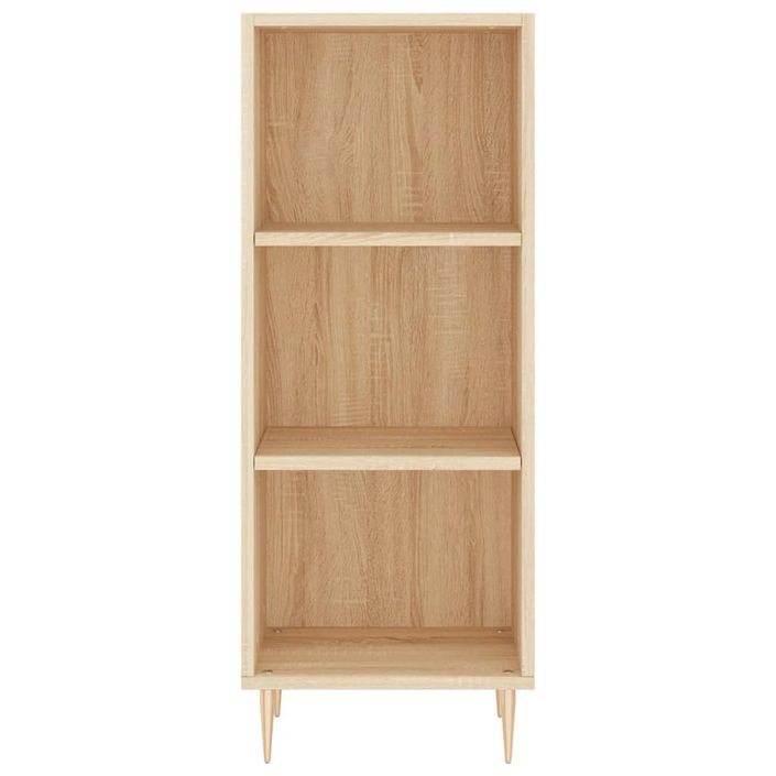 Buffet haut Chêne sonoma 34,5x32,5x180 cm Bois d'ingénierie - Photo n°5