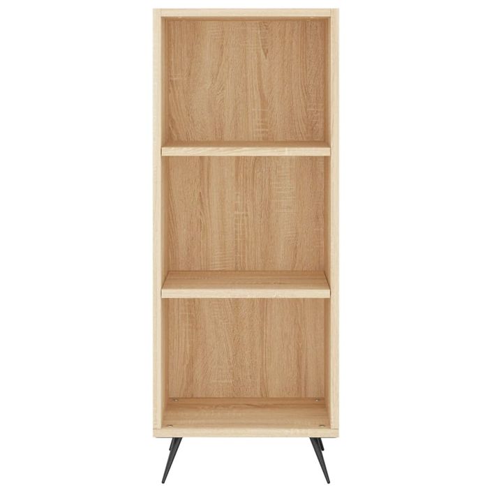 Buffet haut Chêne sonoma 34,5x32,5x180 cm Bois d'ingénierie - Photo n°5