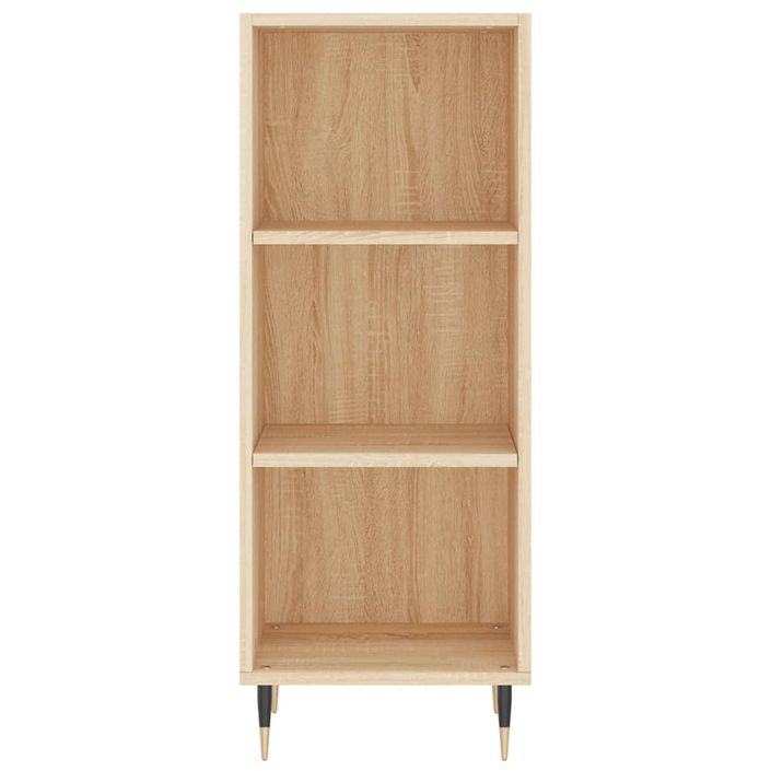 Buffet haut Chêne sonoma 34,5x32,5x180 cm Bois d'ingénierie - Photo n°5