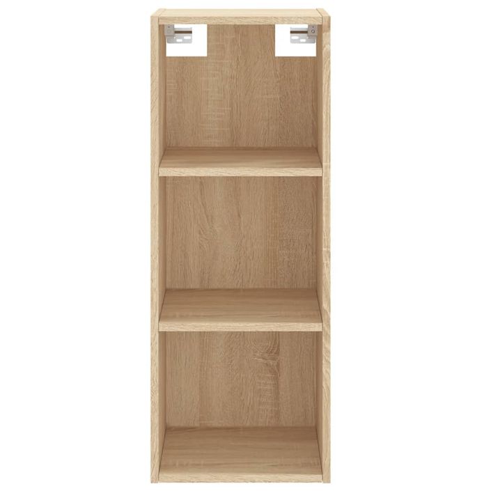 Buffet haut Chêne sonoma 34,5x32,5x180 cm Bois d'ingénierie - Photo n°5