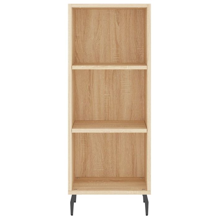 Buffet haut Chêne sonoma 34,5x32,5x180 cm Bois d'ingénierie - Photo n°7