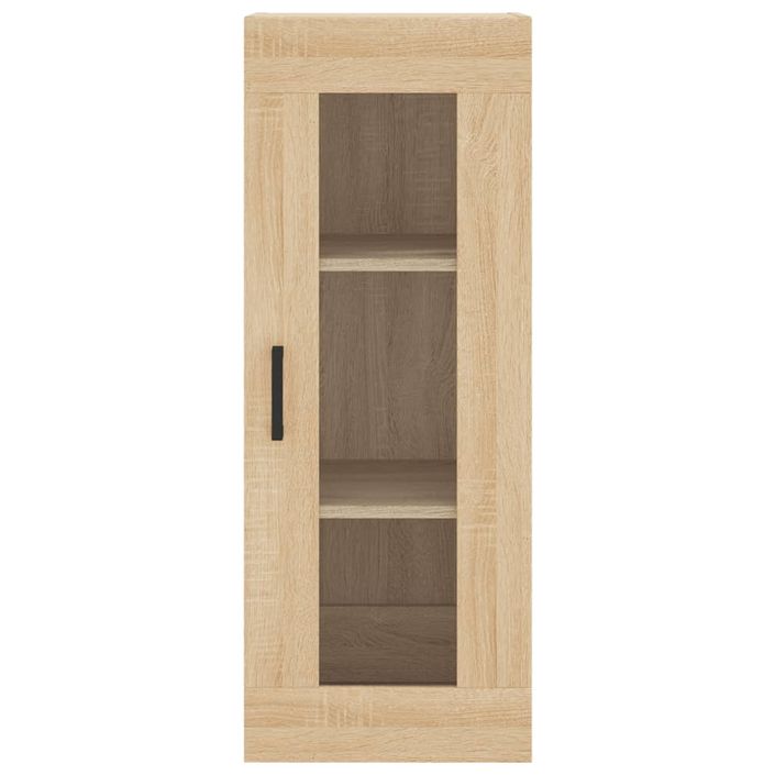 Buffet haut Chêne sonoma 34,5x34x180 cm Bois d'ingénierie - Photo n°6