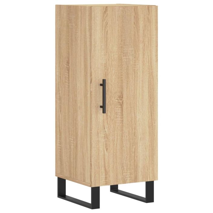 Buffet haut Chêne sonoma 34,5x34x180 cm Bois d'ingénierie - Photo n°7