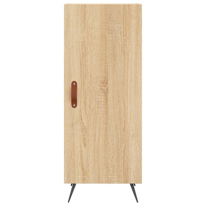 Buffet haut Chêne sonoma 34,5x34x180 cm Bois d'ingénierie - Photo n°8