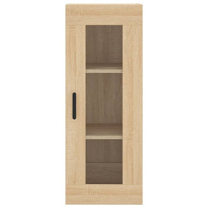 Buffet haut Chêne sonoma 34,5x34x180 cm Bois d'ingénierie - Photo n°6