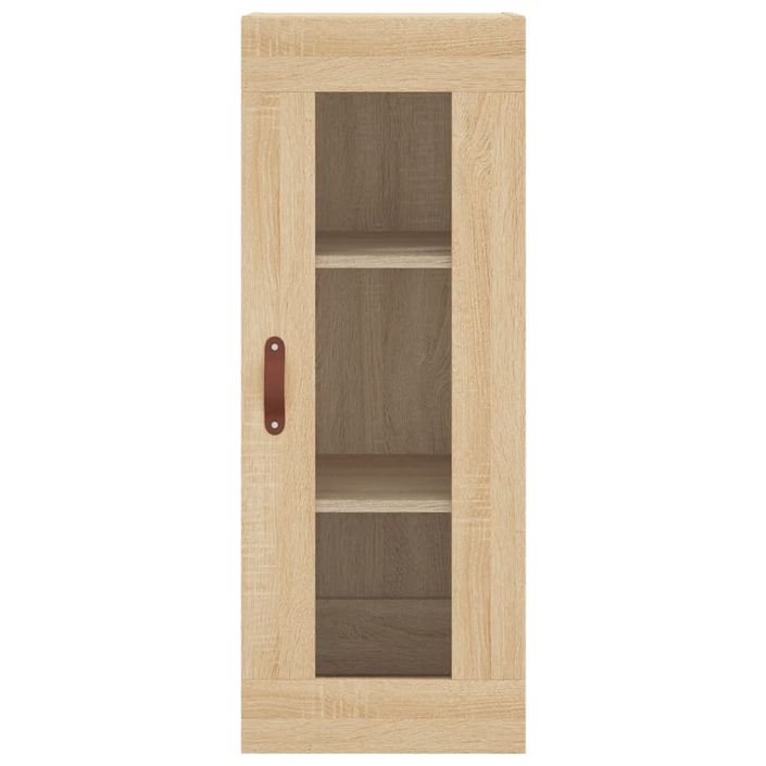 Buffet haut Chêne sonoma 34,5x34x180 cm Bois d'ingénierie - Photo n°6