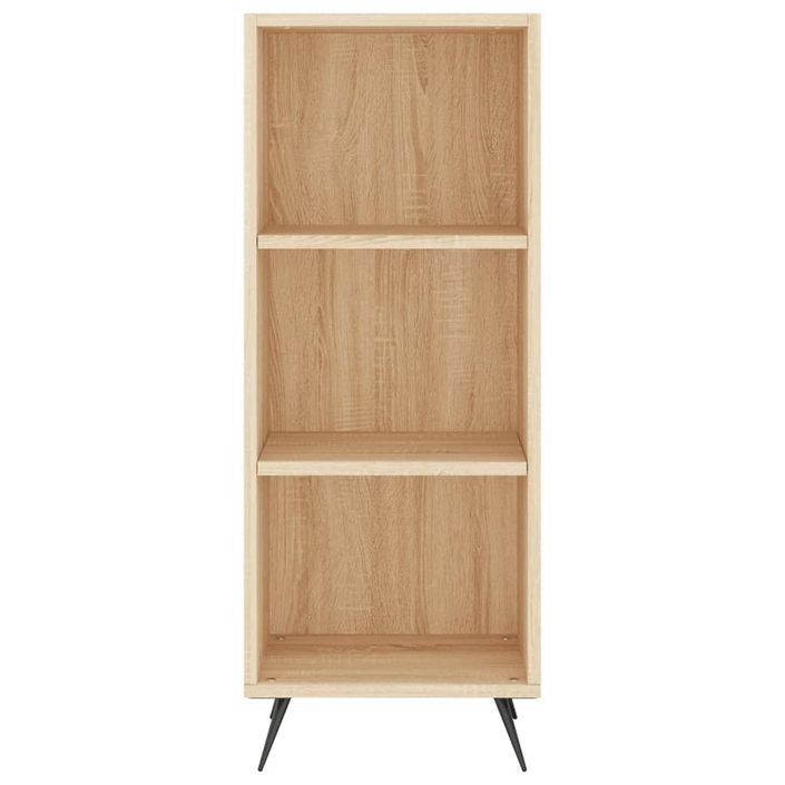 Buffet haut Chêne sonoma 34,5x34x180 cm Bois d'ingénierie - Photo n°8