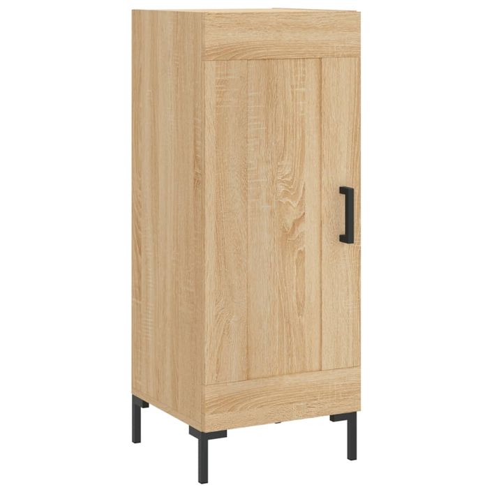 Buffet haut Chêne sonoma 34,5x34x180 cm Bois d'ingénierie - Photo n°7