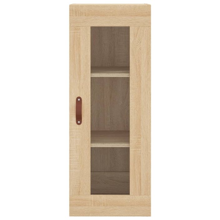 Buffet haut Chêne sonoma 34,5x34x180 cm Bois d'ingénierie - Photo n°6