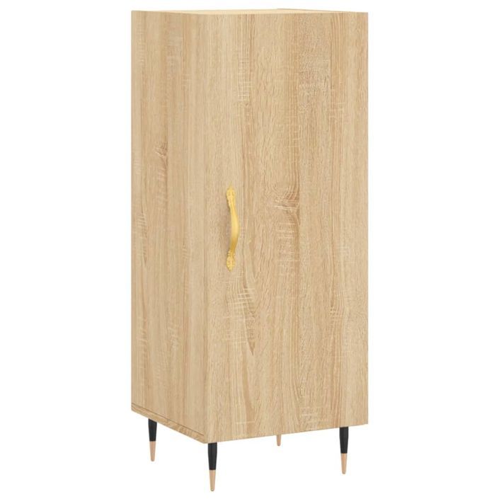 Buffet haut Chêne sonoma 34,5x34x180 cm Bois d'ingénierie - Photo n°7