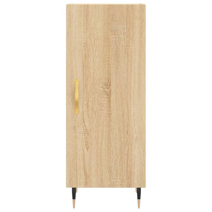 Buffet haut Chêne sonoma 34,5x34x180 cm Bois d'ingénierie - Photo n°8