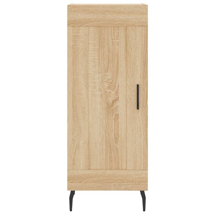 Buffet haut Chêne sonoma 34,5x34x180 cm Bois d'ingénierie - Photo n°8