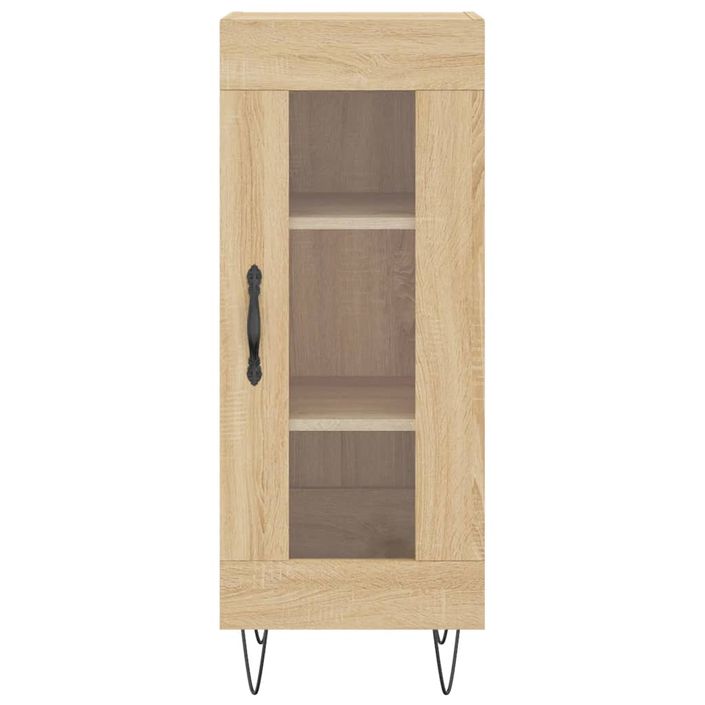 Buffet haut Chêne sonoma 34,5x34x180 cm Bois d'ingénierie - Photo n°8