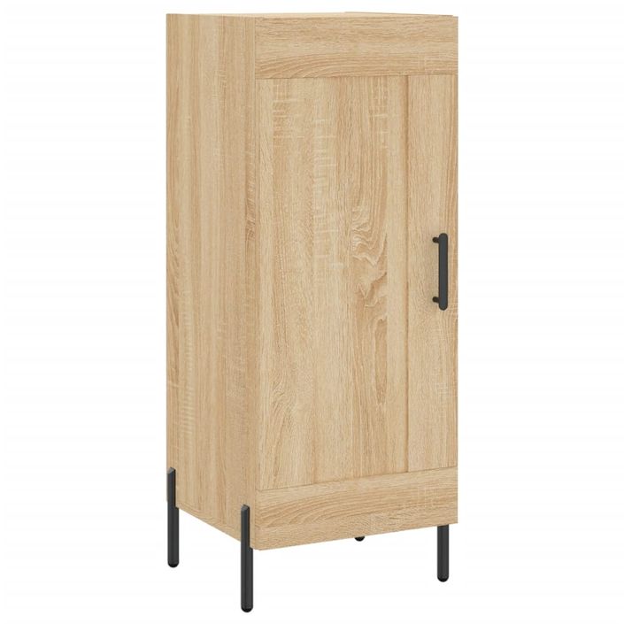 Buffet haut Chêne sonoma 34,5x34x180 cm Bois d'ingénierie - Photo n°7