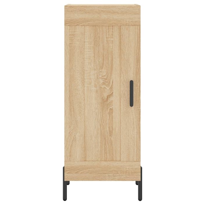 Buffet haut Chêne sonoma 34,5x34x180 cm Bois d'ingénierie - Photo n°8