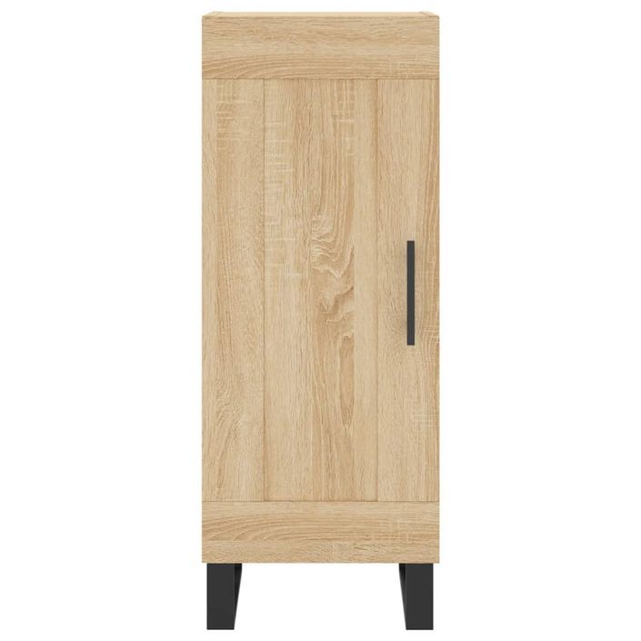 Buffet haut Chêne sonoma 34,5x34x180 cm Bois d'ingénierie - Photo n°8