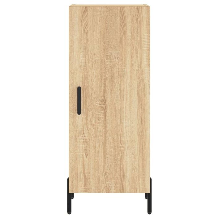 Buffet haut Chêne sonoma 34,5x34x180 cm Bois d'ingénierie - Photo n°8