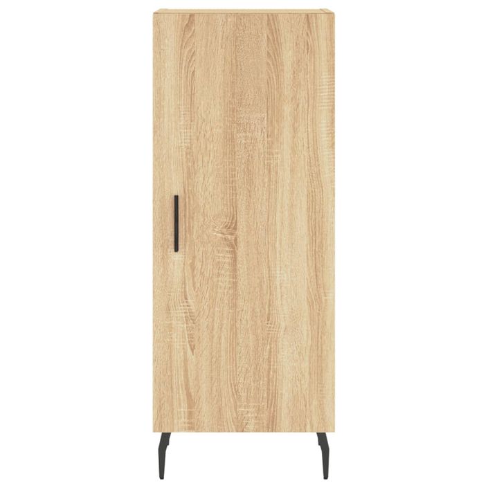 Buffet haut Chêne sonoma 34,5x34x180 cm Bois d'ingénierie - Photo n°8