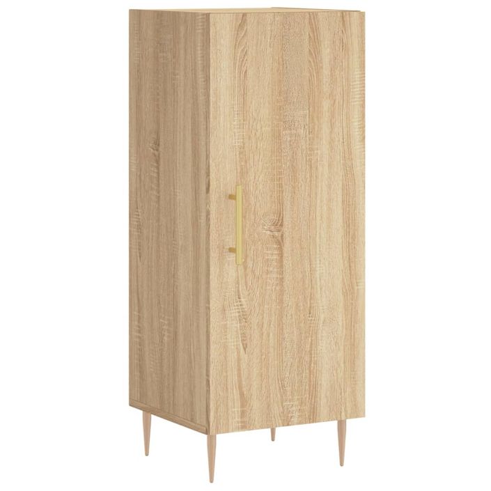 Buffet haut Chêne sonoma 34,5x34x180 cm Bois d'ingénierie - Photo n°7