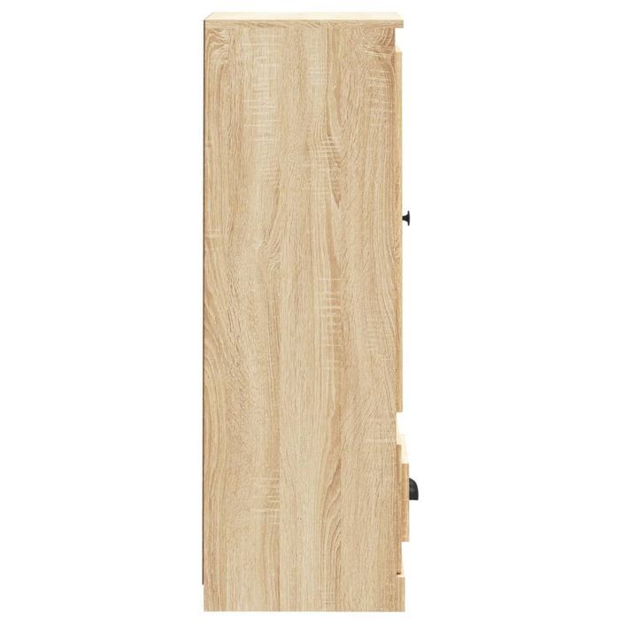 Buffet haut chêne sonoma 36x35,5x103,5 cm bois d'ingénierie - Photo n°6