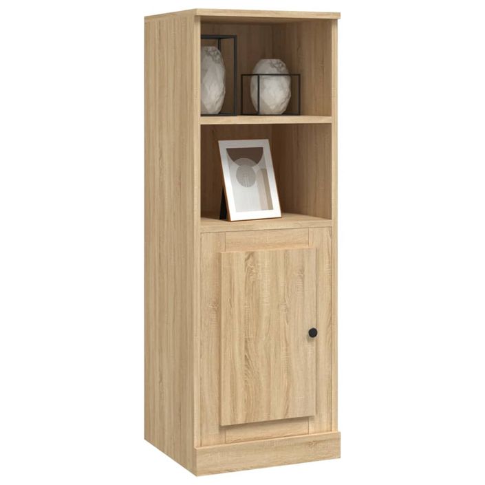 Buffet haut chêne sonoma 36x35,5x103,5 cm bois d'ingénierie - Photo n°4