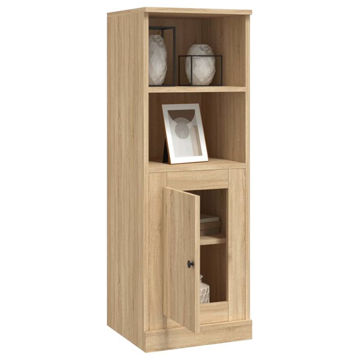 Buffet haut chêne sonoma 36x35,5x103,5 cm bois d'ingénierie - Photo n°5