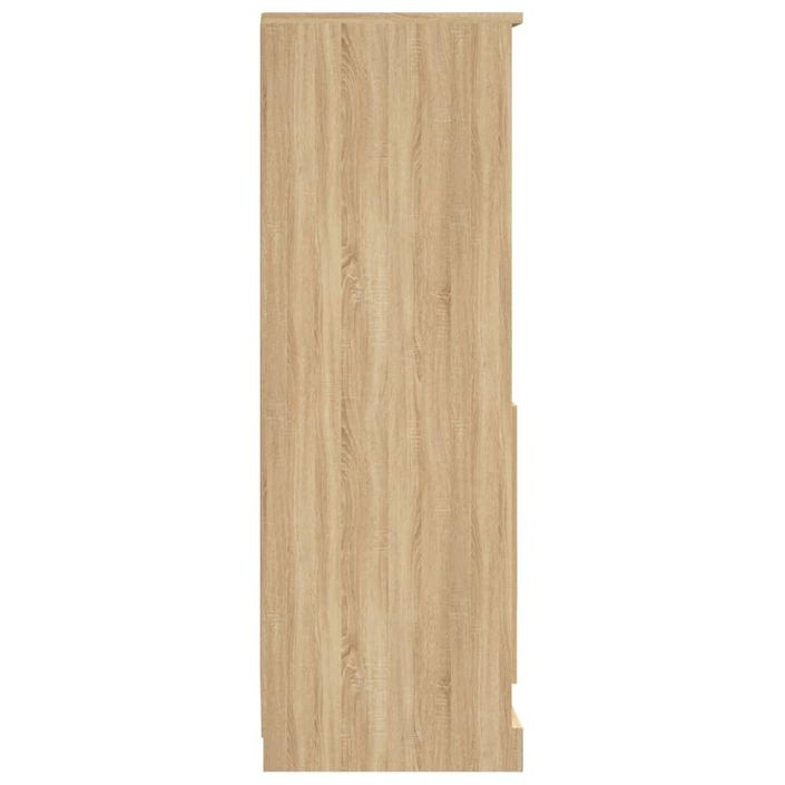 Buffet haut chêne sonoma 36x35,5x103,5 cm bois d'ingénierie - Photo n°7