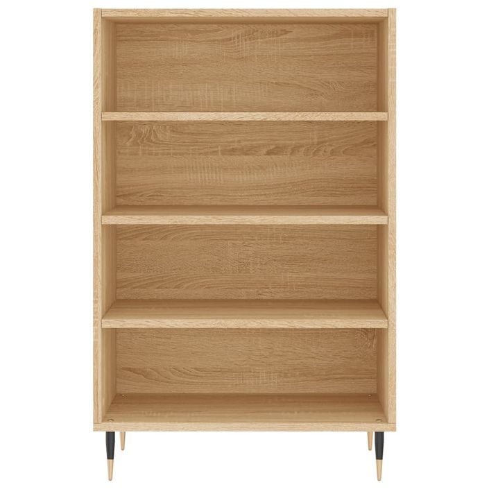 Buffet haut chêne sonoma 57x35x90 cm bois d'ingénierie - Photo n°4