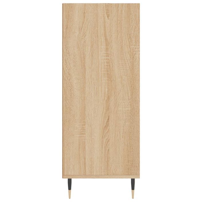 Buffet haut chêne sonoma 57x35x90 cm bois d'ingénierie - Photo n°5