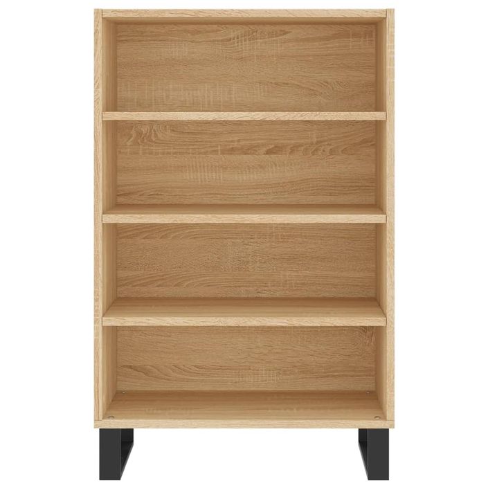 Buffet haut chêne sonoma 57x35x90 cm bois d'ingénierie - Photo n°4