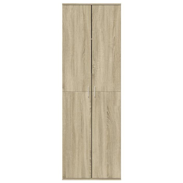 Buffet haut chêne sonoma 60x35x180 cm bois d'ingénierie - Photo n°3