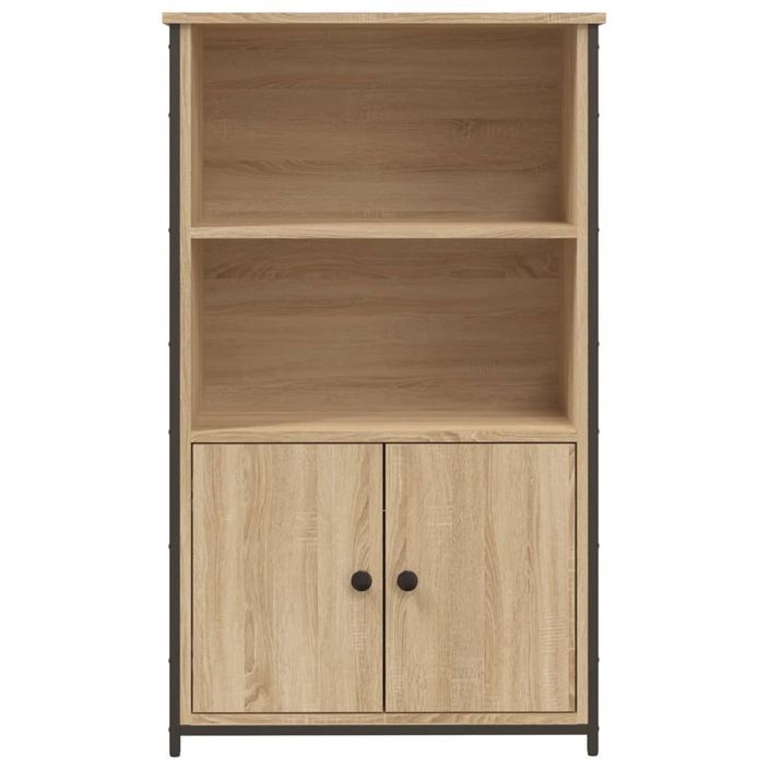 Buffet haut chêne sonoma 62x32x103,5 cm bois d'ingénierie - Photo n°5