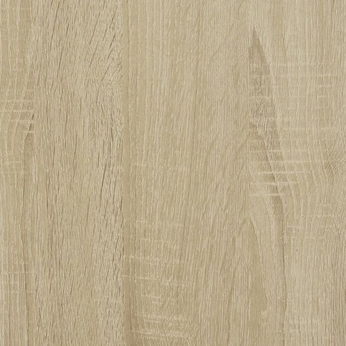 Buffet haut chêne sonoma 63x33x140 cm bois d'ingénierie - Photo n°11