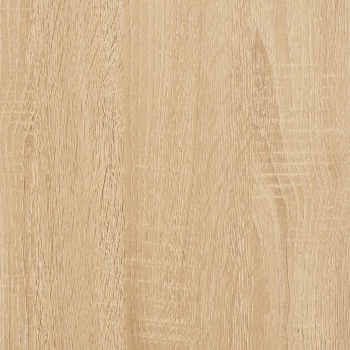 Buffet haut chêne sonoma 69,5x31x115 cm bois d'ingénierie - Photo n°12