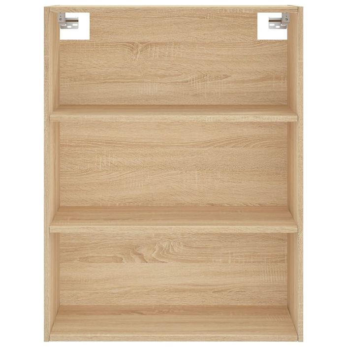 Buffet haut Chêne sonoma 69,5x34x180 cm Bois d'ingénierie - Photo n°6