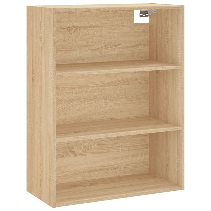 Buffet haut Chêne sonoma 69,5x34x180 cm Bois d'ingénierie - Photo n°5