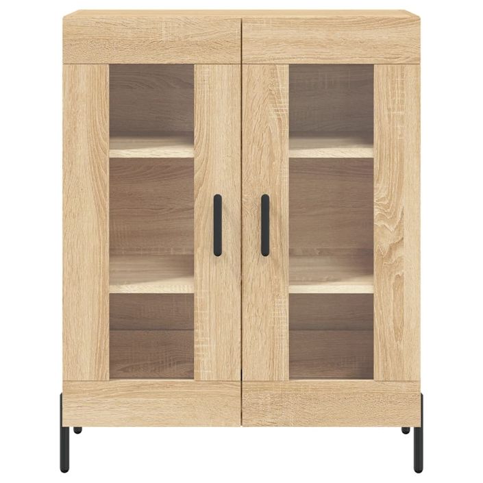 Buffet haut Chêne sonoma 69,5x34x180 cm Bois d'ingénierie - Photo n°8