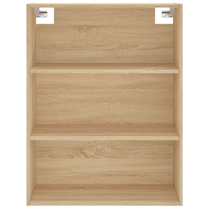 Buffet haut Chêne sonoma 69,5x34x180 cm Bois d'ingénierie - Photo n°6