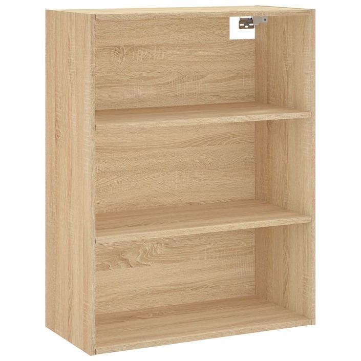 Buffet haut Chêne sonoma 69,5x34x180 cm Bois d'ingénierie - Photo n°7