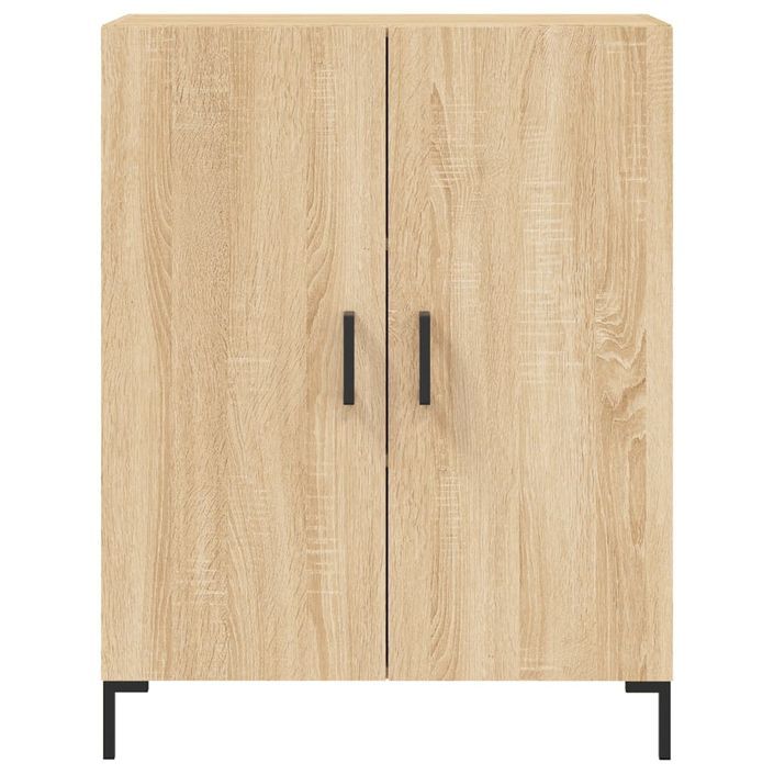 Buffet haut Chêne sonoma 69,5x34x180 cm Bois d'ingénierie - Photo n°8