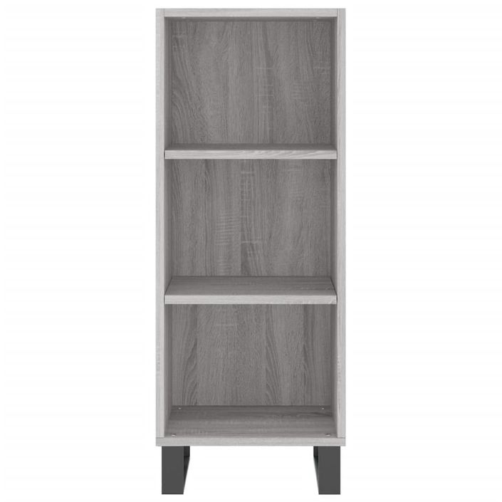 Buffet haut Sonoma gris 34,5x32,5x180 cm Bois d'ingénierie - Photo n°7