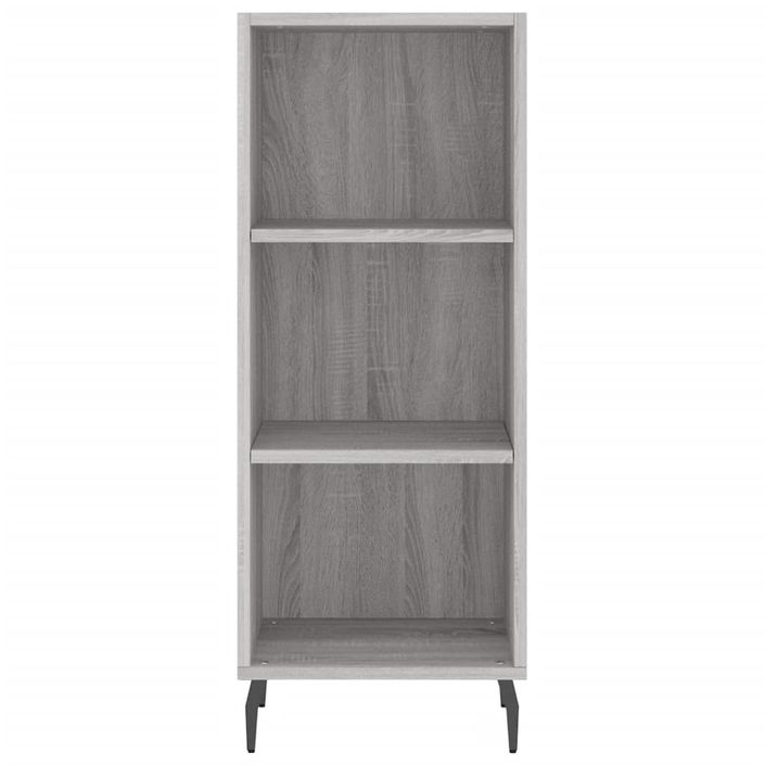 Buffet haut Sonoma gris 34,5x32,5x180 cm Bois d'ingénierie - Photo n°7