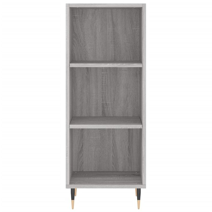 Buffet haut Sonoma gris 34,5x32,5x180 cm Bois d'ingénierie - Photo n°5