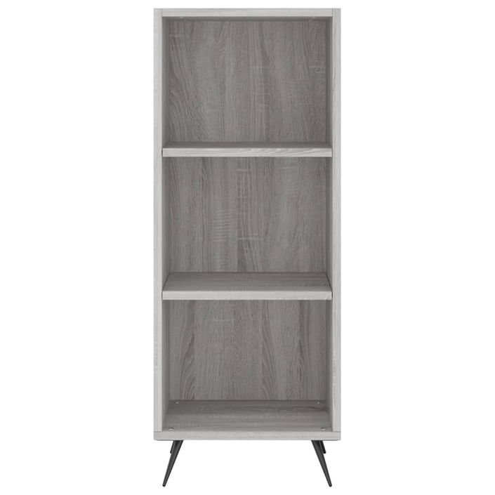 Buffet haut Sonoma gris 34,5x32,5x180 cm Bois d'ingénierie - Photo n°5