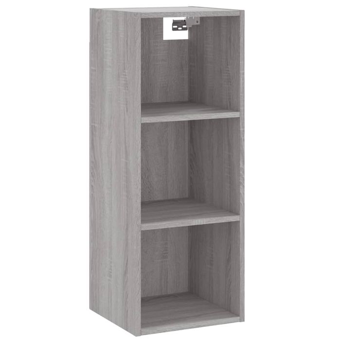 Buffet haut Sonoma gris 34,5x32,5x180 cm Bois d'ingénierie - Photo n°6