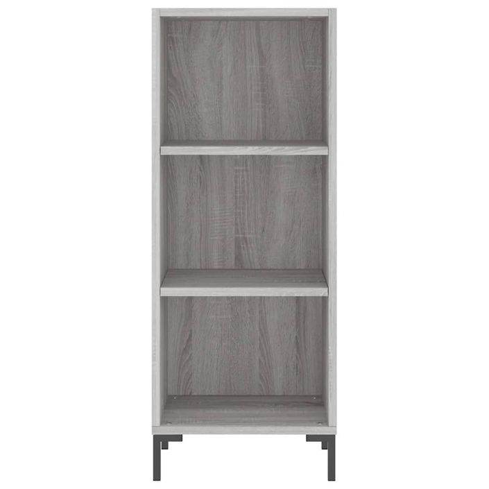 Buffet haut Sonoma gris 34,5x32,5x180 cm Bois d'ingénierie - Photo n°5