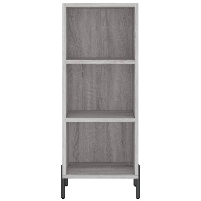 Buffet haut Sonoma gris 34,5x32,5x180 cm Bois d'ingénierie - Photo n°7