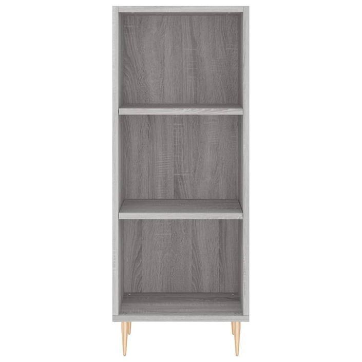 Buffet haut Sonoma gris 34,5x32,5x180 cm Bois d'ingénierie - Photo n°5